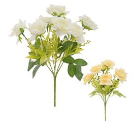 Kytica ruža x7 30cm mix svetlé 2f