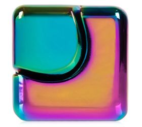 Kocka spinner cube  – viacfarebná metalíza