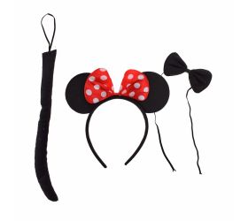 Set karneval miška čierna