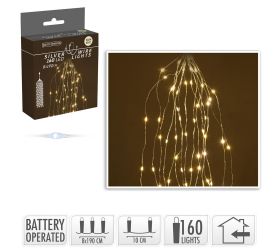 Led svetielka 160 /ww/bo/ind/ kaskáda silverwire