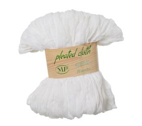 Látka plis 90cmx3m biela 4858 01