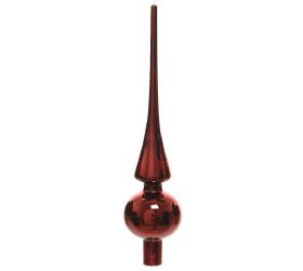 Špic sklo červený pr.6cm x 26cm