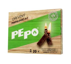 Pe-po drev.podpaľač 2v1,20 podpaľov