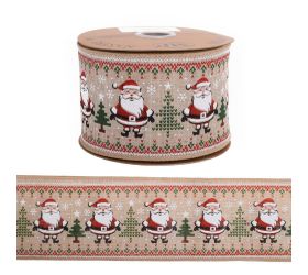 Stuha vian. santa 6,3cmx10m 5290