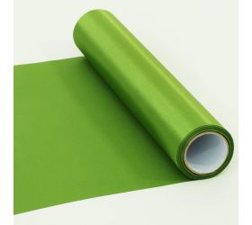 Saten rolka 32cmx6m farba 050 zelená tm.