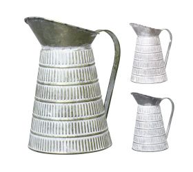 Váza džbán malý kov mix 3f v:22x12,5cm super cena