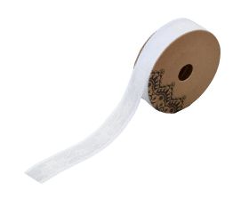 Stuha biela 2,5cmx10y hy-1510