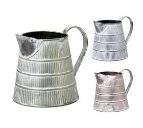 Váza džbán mini kov mix 3f v:13x9,5cm super cena