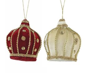 Korunka záves zo zamat/akryl 2ass