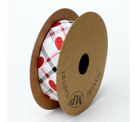 Super cena stuha karo/srce mm25x15m white