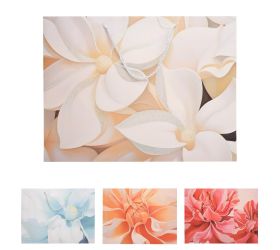 Darčeková taška l 40*30*12cm kvety glitter