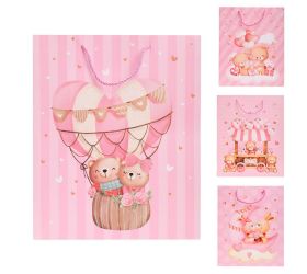 Darčeková taška m 32*26*12cm detská glitter