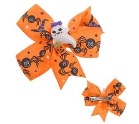 Spona do vlasov oranžová duch