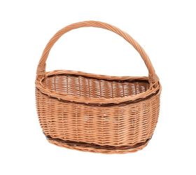 Košík prútie huby v35/40x24xv15cm zk1018