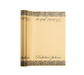 Fólia zlatá ,posl.zbohom,50cmx8m