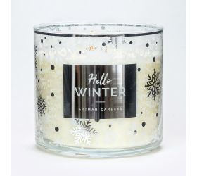 Voň.v skle hello winter glas biely 400gr