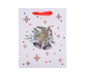 Agb2014103 taška darč. v25x20+10cm jingle bells