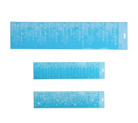 Fólia na okná vianočná žiara 64x15cm