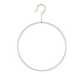 Kovový kruh s háčikom 28x38cm