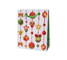 Taška vianočná výška 25 × 20+10 cm adorned ornaments