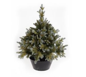 Vianočný strom strieb 3d+mix gh65 v mise 110cm