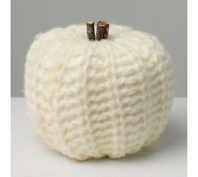 Tekvica látková krém 8x8cm