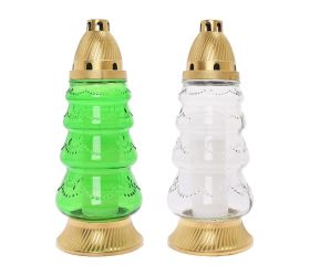 Ch-454 kah.sklo strom zelený,biely 120gr