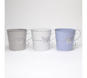 Obal s uchom kov mix 3f motýľ  v:16,5x18cm