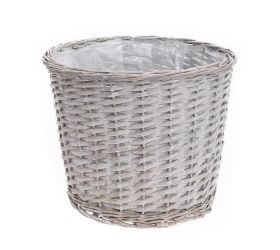 Obal prútie sivý 38x38x30 cm hd-090/v