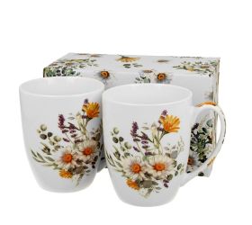 Šálky s/2 360ml sedmokrásky