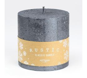 Rustic metalic val.9x9 čierny