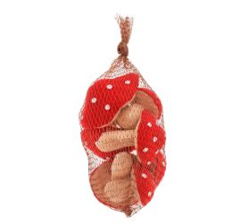 Muchotrávky v sieťke 13*13*10cm