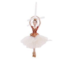 Záves baletka čer/kré poly 8,5*6,2*17cm