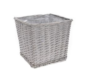 Obal prútie sivý hran. 21x21x23cm hd-091/m