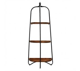 Stojan 3 podlažia plech/kov 53*22*135cm