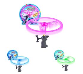 Lietajúci disk so svetelným efektom