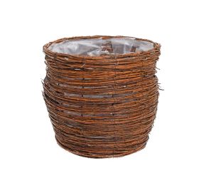 Obal prútie hnedý  stredný 38x38x30cm hd-a641/s