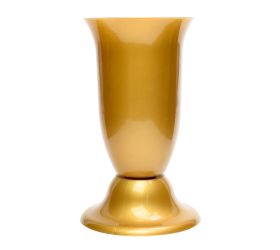 059 váza stará uh 13 m zlatá/13xv24cm/