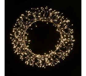 Veniec visiaci, 460led,ip44,teplé svetlo,45*4*45cm