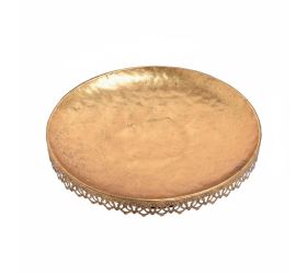 Podnos zlatý plech 36*11,5cm