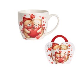 Šálka 460ml medvede so srdcom