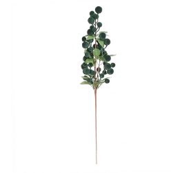 Konár zelené guličky zamat 70cm
