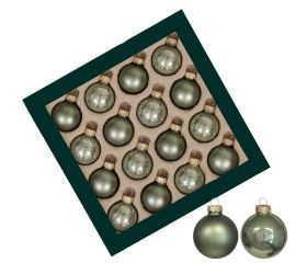 Guličky granit zelená mat/lesk sklo s/16 30mm