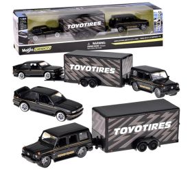 Licencované kovové autá 1:64 mercedes-benz g 1988 a bmw m3 e30