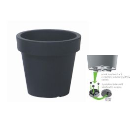 Dlof600n kvetináč lofly s koliečkami  antracit 58,2xv52,3cm/54,7l