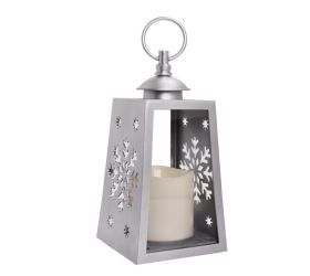 Lucerna led zimná silver