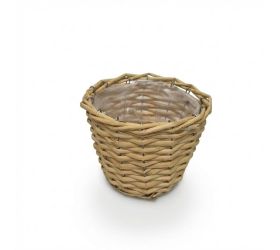 Košík prútie prírodný s d15xh13cm