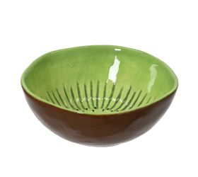 Misa s dolomitovou glazúrou kiwi d.15cm h.5cm