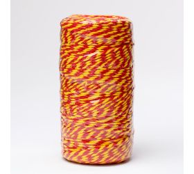 Šnúrka farby  2mmx100m červená/žltá