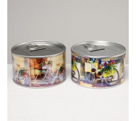 Pokladnička plech mix 2 10,2x10,2x6cm super cena